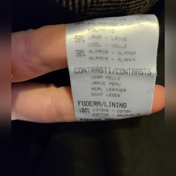 Roberto Cavalli herringbone coat/ jacket, size Men's Small - Picture 6 of 6